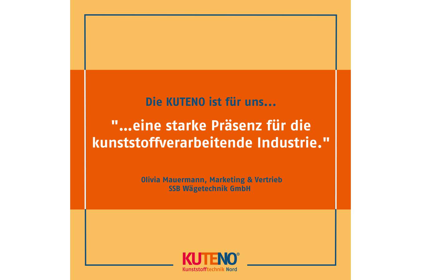 SSB Wägetechnik at Kuteno 2023 That was our first Kuteno: The trade fair for the plastics processing industry