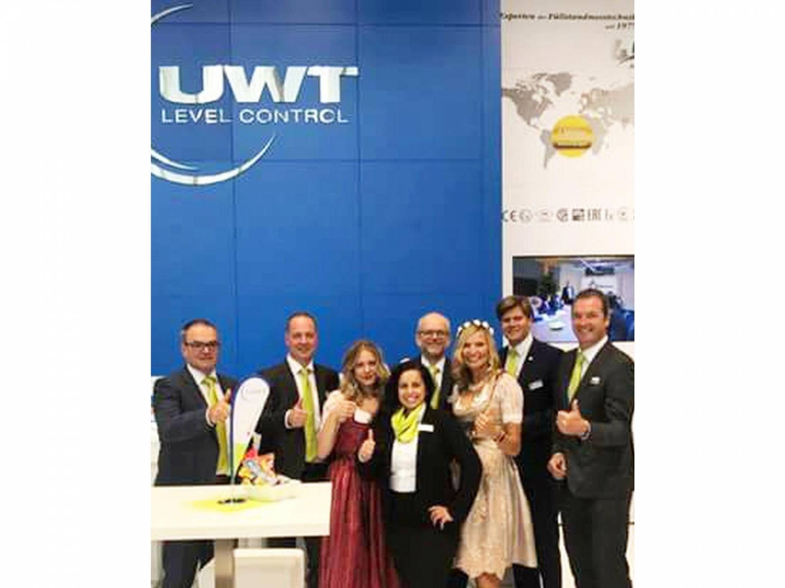 Das Team der UWT auf der  Powtech 2017