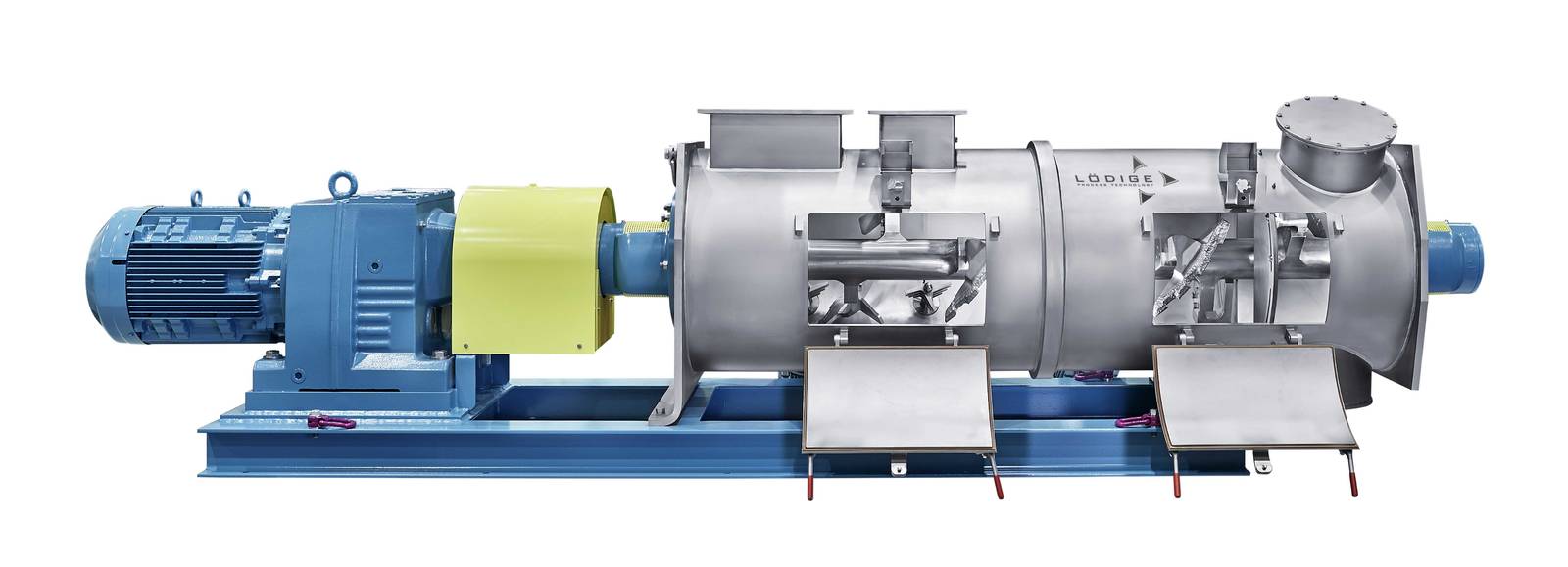The continuous Ploughshare® mixers of the KM series are particularly suitable for environmental engineering applications. (Source: Lödige)